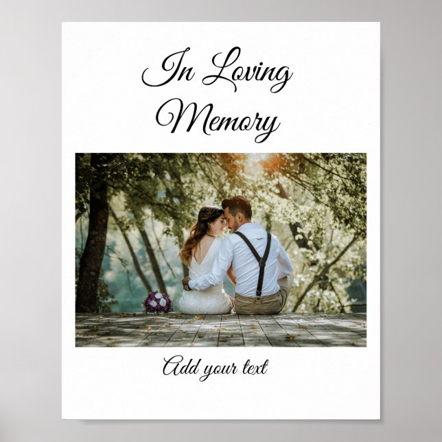 enkelt färgglatt minimalt kärleksfullt minne sympa poster (Framsidan)