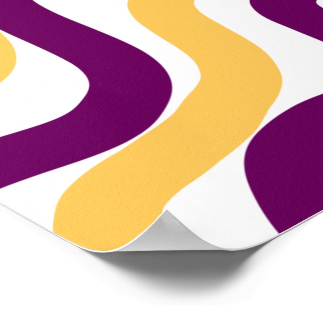 Enkelt färgstark lägger till namn-bilden poster (Hörn)