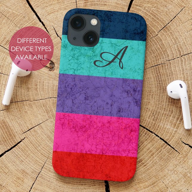 Enkelt färgstarkt Monogram för Rand mönster Strukt (Skapare uppladdad)