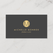Enkelt Faux Guld-minimalistiskt Monogram-Affärskor