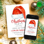 Enkelt festive Santas Hat-julen Party Inbjudningar<br><div class="desc">Starta dina helgdagar med vår enkla julfest. Perfekt för alla festliga sammankomster, vare sig det är en avslappnad familj som träffas eller det årliga företaget party. Den här charmerande designen har en lekfull jultomts hatt-motiv, som är omgiven av festsäsongen, och som tillför ett streck av glädje till det kommande evenemanget....</div>