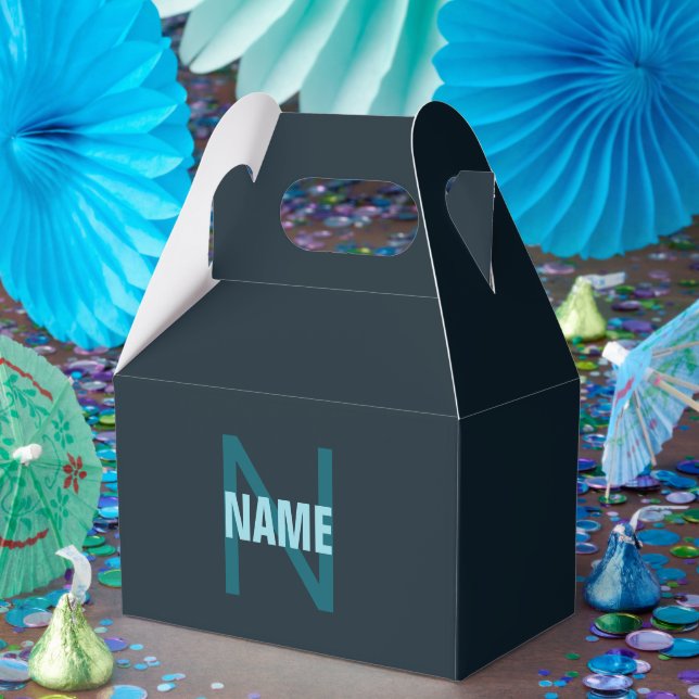 Enkelt fet Anpassade Monogrammed Namn Presentaskar (Part)