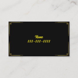 Enkelt Finare Namn och Affärskort nummer Visitkort