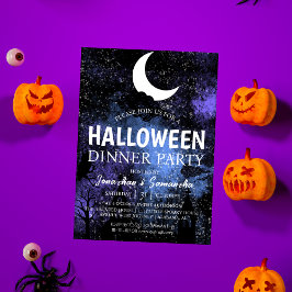 Enkelt Fladdermus hela måndagsmorgonen Halloween P Inbjudningar