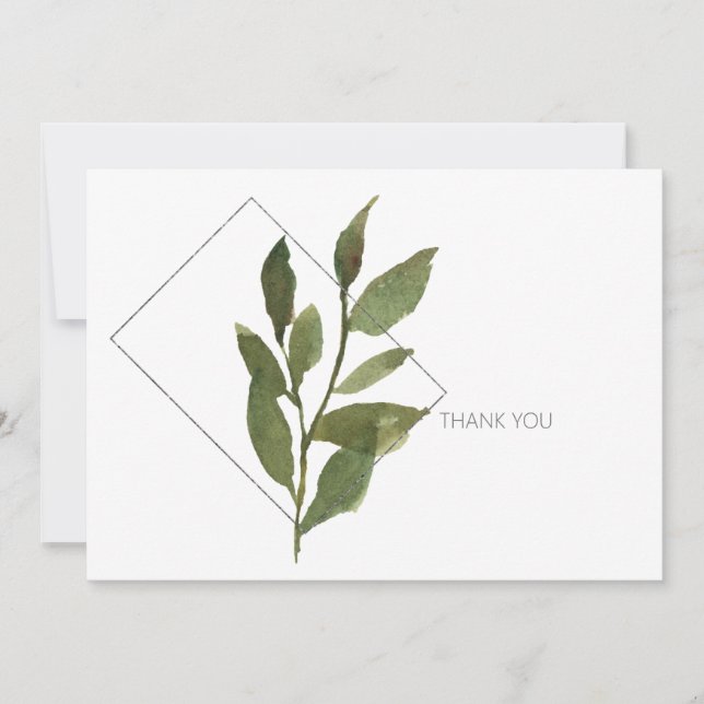 Enkelt Foliage White & Silver Funeral Tack (Framsida)
