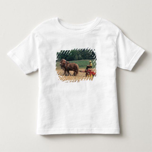 Enkelt folk för Amish land i lantbruk med T-shirt (Framsida)