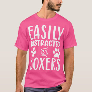 Enkelt fördelad av Boxers Funny Boxer Hundägare T Shirt