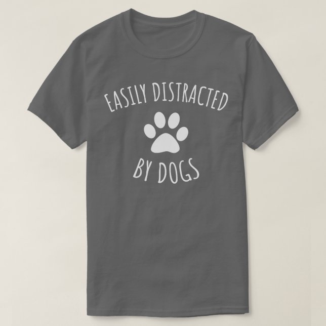 Enkelt fördelad av Hundar T Shirt (Design framsida)