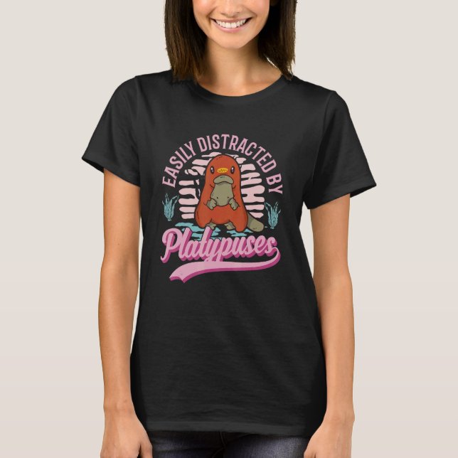 Enkelt fördelad efter platypus t shirt (Framsida)