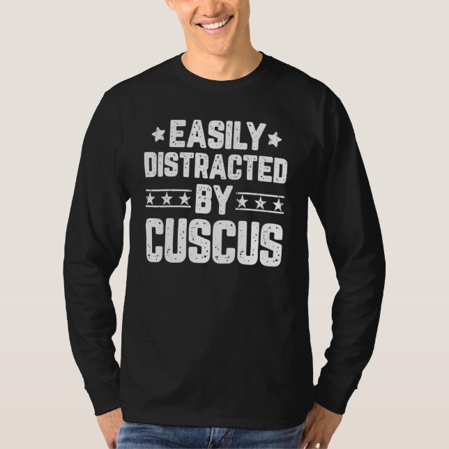 Enkelt fördelad på kuscus-djur t shirt (Framsida)