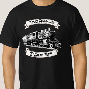 Enkelt fördelad på Tåg-motorjärnvägen T Shirt