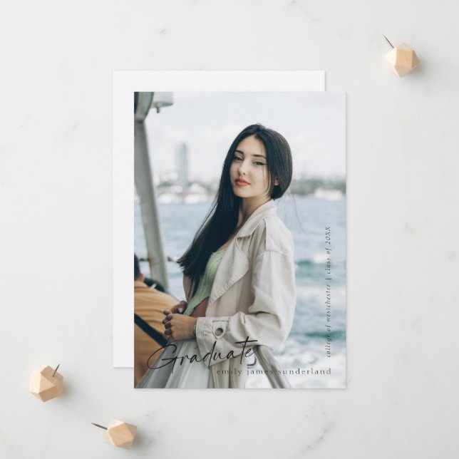 Enkelt foto för Fullt utfall med modern Student Meddelande (Fram/Back In Situ)