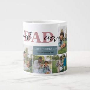 Enkelt foto med bästa Pappa någonsin Fars dag Papp Jumbo Mugg