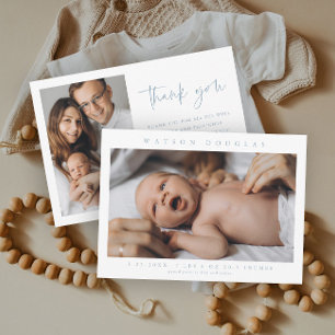 Enkelt foto-nyfött foto-födelse från Baby Tack Kort