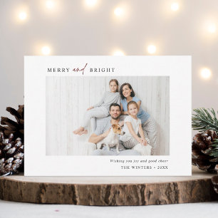 Enkelt foto och foto i BrightStor Julkort