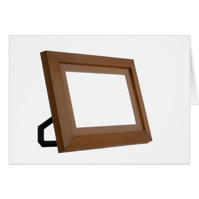 Enkelt foto ram hälsningskort (Framsidan Horizontal)