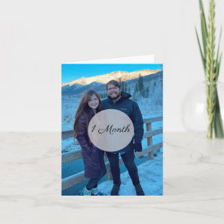 Enkelt fotoårskort kort