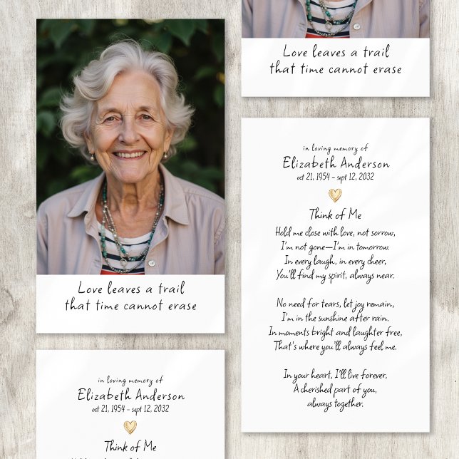 Enkelt fotopapperkort för Guld Heart Visitkort (Skapare uppladdad)