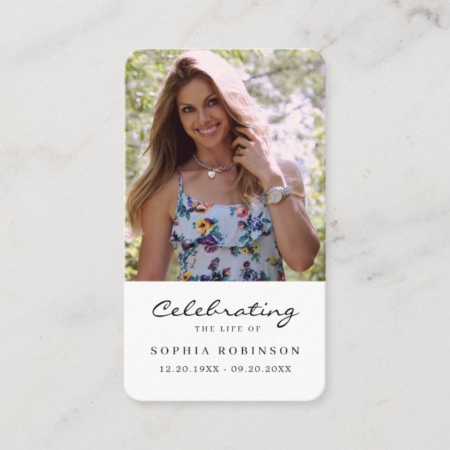 Enkelt fotopatbubblor-anteckningskort visitkort (Framsida)