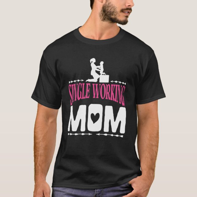 Enkelt fungerande Mor-citat från Mamma T Shirt (Framsida)