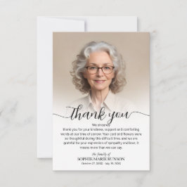 Enkelt funktionsfoto tack kort