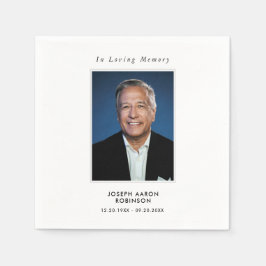 Enkelt funktionsfotosympatiminne pappersservett