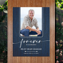 Enkelt funktionsfotosympatiminne poster