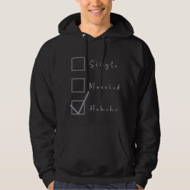 Enkelt, gift, hehehe-sunt förhållande hoodie