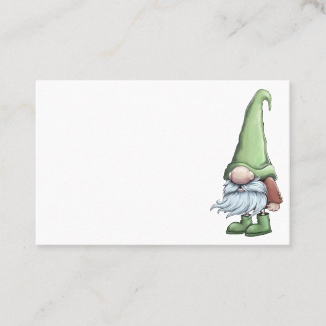Enkelt Gnome-Affärskort Visitkort (Framsida)