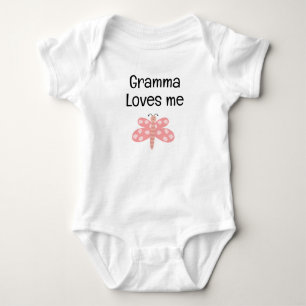 Enkelt gramma kärlek me baby-organ baby-kroppsdräk t shirt
