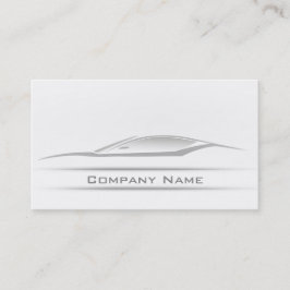 Enkelt Grått Line-Affärskort Visitkort