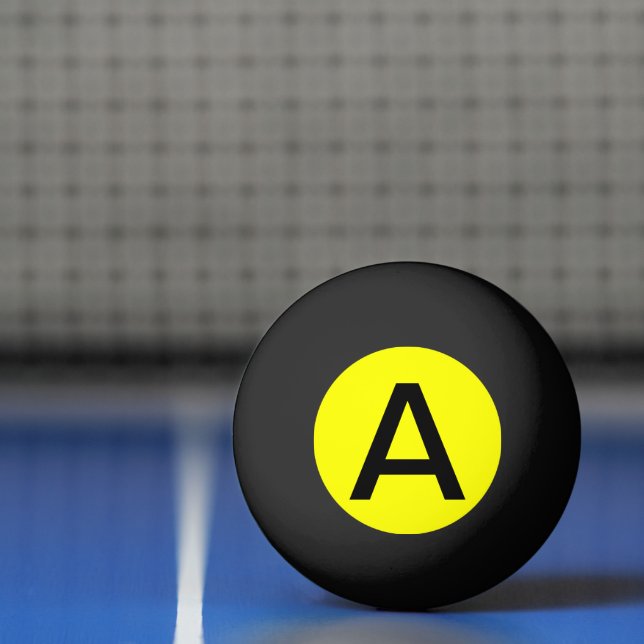 Enkelt Gult Solid Färg Pingisboll (Netto)