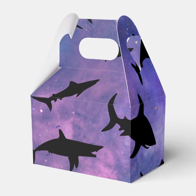 Enkelt hajfiskkäk Vale Havsgalaxy mönster Presentaskar (Framsidan Sidan)