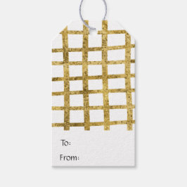 Enkelt hand plockade faux glitter helgdag presentetikett