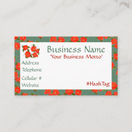 Enkelt häpnadsväckande Affärskort med flödesformad Rabattkort