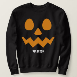 Enkelt Happy halloween boo spooky-pumpa Lång Ärmad Tröja