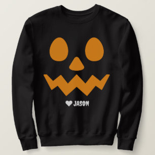 Enkelt Happy halloween boo spooky-pumpa Lång Ärmad Tröja