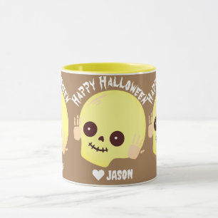 Enkelt Happy halloween boo spooky pumpkin Sweatshi Mugg