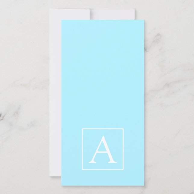 Enkelt Himlar Blue Monogram (Framsida)