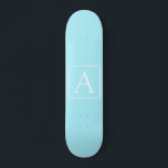 Enkelt Himlar Blue Monogram Mini Skateboard Bräda 18,5 Cm<br><div class="desc">Tack för ditt köp!</div>