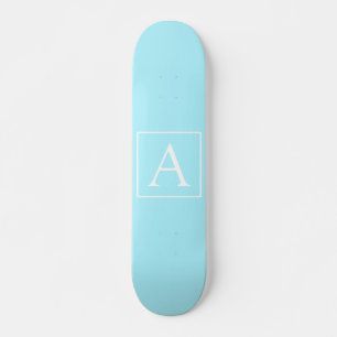 Enkelt Himlar Blue Monogram Mini Skateboard Bräda 18,5 Cm