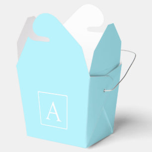 Enkelt Himlar Blue Monogram Presentaskar