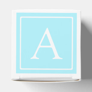 Enkelt Himlar Blue Monogram Presentaskar