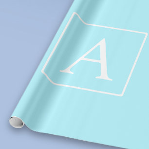 Enkelt Himlar Blue Monogram Presentpapper