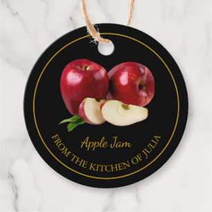 Enkelt Homemade Apple Sylt-Märkre Gåvor Etiketter