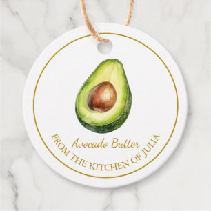 Enkelt homemade Avocado Butter-hängare Märkre l Wh Gåvor Etiketter