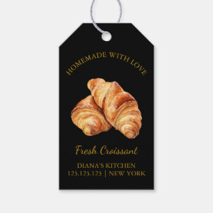 Enkelt Homemade Fresh Croissant Häng Märkre   Svar Presentetikett