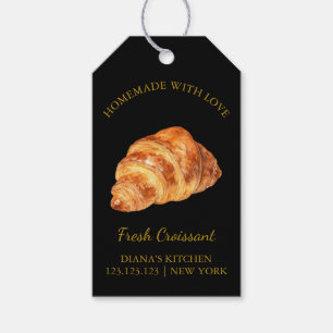Enkelt Homemade Fresh Croissant Häng Märkre   Svar Presentetikett