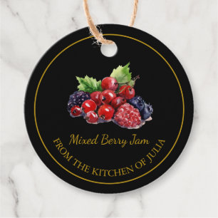 Enkelt Homemade Mixed Berry Sylt hängMärkre Svar Gåvor Etiketter