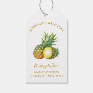 Enkelt homemade pineapple Sylt Hopp Märkre l White Presentetikett